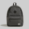 MOCHILA DE LONA REVESTIDA CON DETALLES EN CONTRASTE GRIS