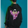 SUDADERA UNISEX PANTERA ROSA BLACK