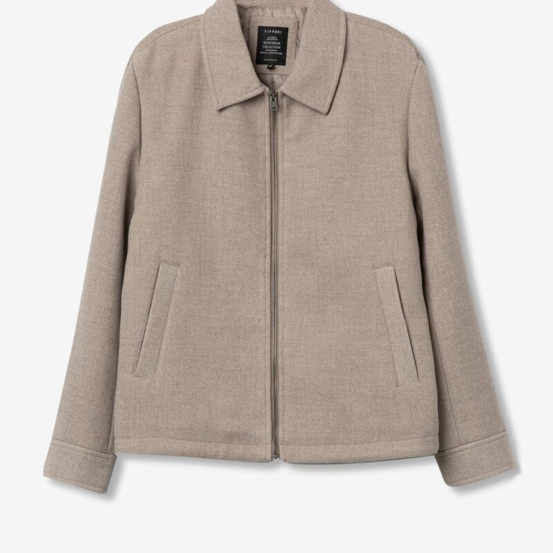 CHAQUETA RELAXED FIT CON CREMALLERA