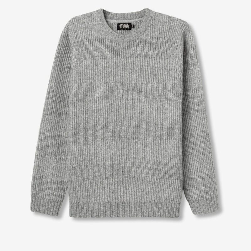 JERSEY DE LANA GRIS CLARO WOOL BLEND