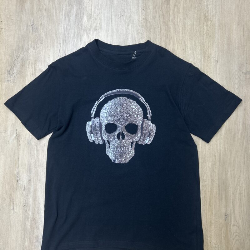 CAMISETA ESTAMPADO CALAVERA DJ MUSIC