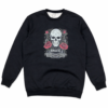 SUDADERA INTERIOR PELO CON ESTAMPADO CALAVERA ROMANTIC