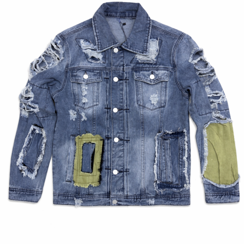 CAZADORA VAQUERA DENIM DESTROYED