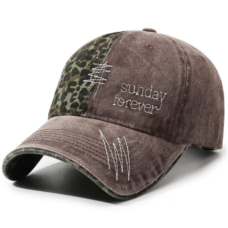 GORRA VINTAGE DE LEOPARDO BROWN
