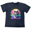 CAMISETA NEGRA CALAVERA RAINBOW