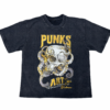 CAMISETA NEGRA CALAVERA PUNK