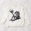 JERSEY DE PUNTO CON ESTAMPADO CALAVERA CRUDO