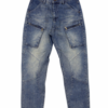 PANTALÓN DENIM CON MAXI BOLSILLOS Y CREMALLERAS