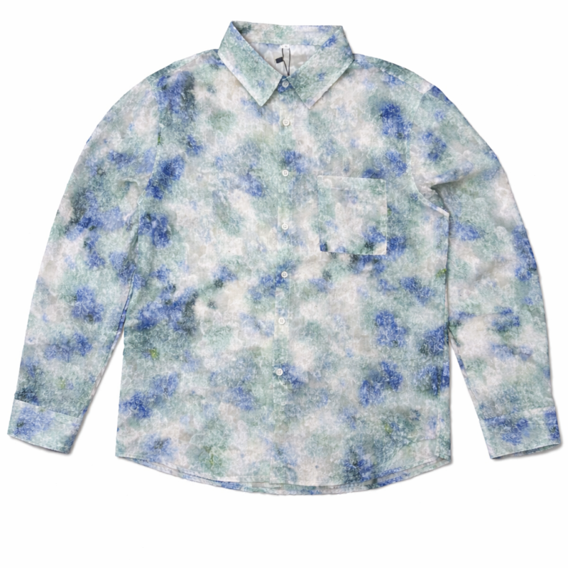 CAMISA MANGA LARGA CON TEXTURA PELO