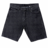 BERMUDA DENIM NEGRA DESGASTADA LOOSE FIT