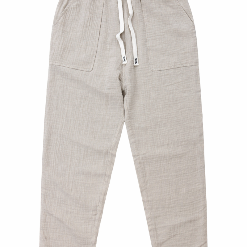 PANTALÓN DE VERANO CON MAXI BOLSILLOS Y CORDÓN EN LA CINTURA