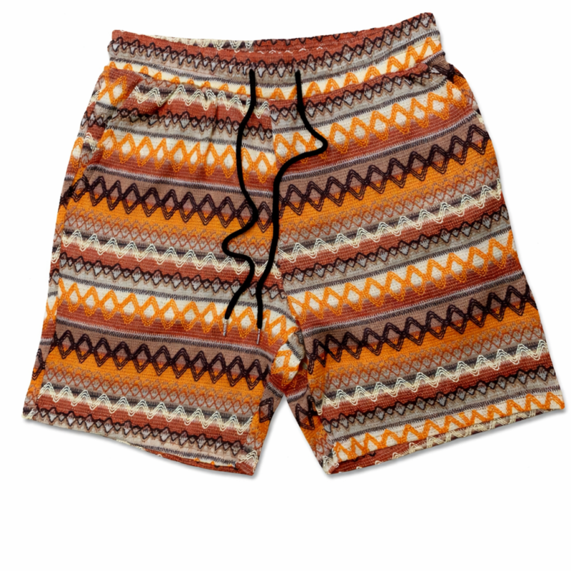 BERMUDA ZIGZAG EN TONOS NARANJAS