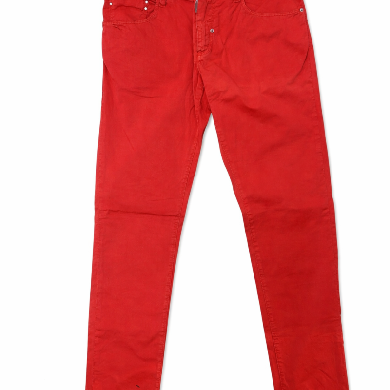 PANTALÓN DE LONETA CINCO BOLSILLOS NARANJA