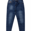 PANTALÓN DENIM DESGASTADO LISO