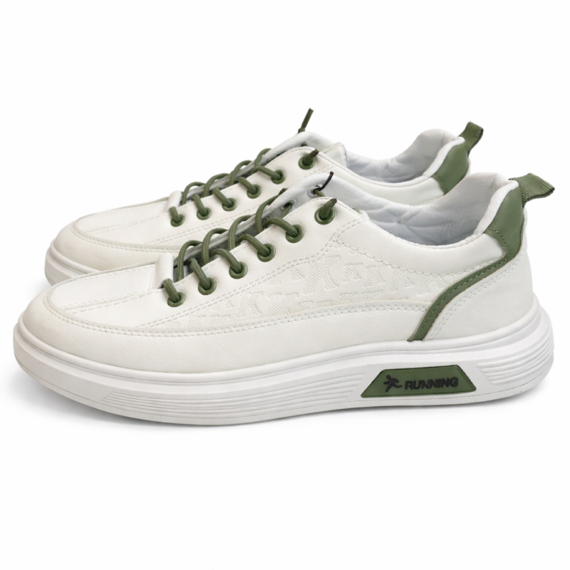 ZAPATILLA BEIGE Y KAKI CON CORDÓN ELÁSTICO