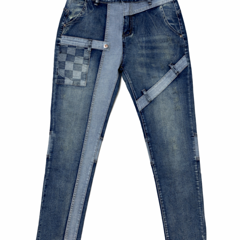 PANTALÓN DENIM LIGHT ASIMÉTRICO