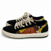 ZAPATILLA ESPARTO NEGRO CON ESTAMPADO JAPONES