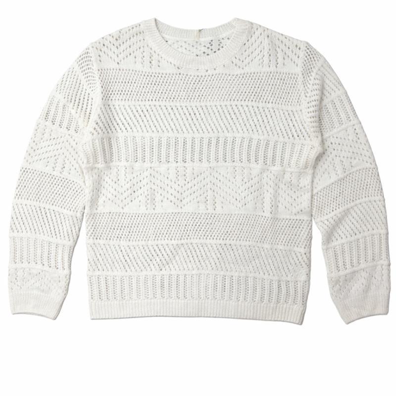 JERSEY FINO DE MANGA LARGA DE PUNTO CRUDO