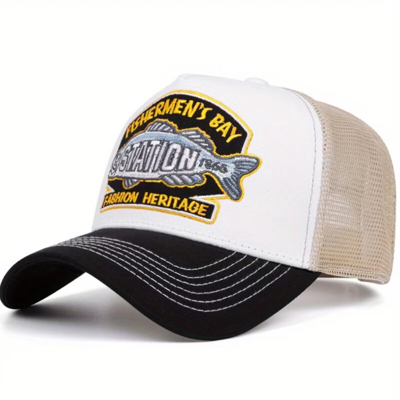 GORRA DE REJILLA STATION BEIGE