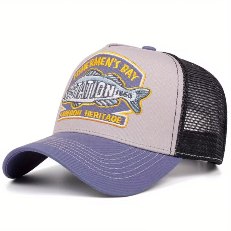 GORRA DE REJILLA STATION GREY