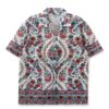 CAMISA MANGA CORTA BLANCA CON ESTAMPADO FLORECILLAS