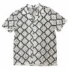 CAMISA MANGA CORTA DE CROCHET FORMAS GEOMETRICA ALBARICOQUE