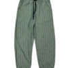 PANTALÓN DE LINO RELAXED FIT RAYAS Y GOMA EN LA CINTURA KAKI