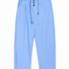 PANTALÓN DE LINO RELAXED FIT CELESTE