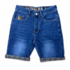 BERMUDA DENIM MEDIUM CON ESTAMPADO JACQUARD EN EL INTERIOR