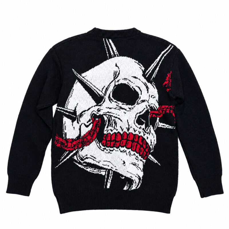 JERSEY DE PUNTO CON CALAVERA EN LA ESPALDA SELFLOVE