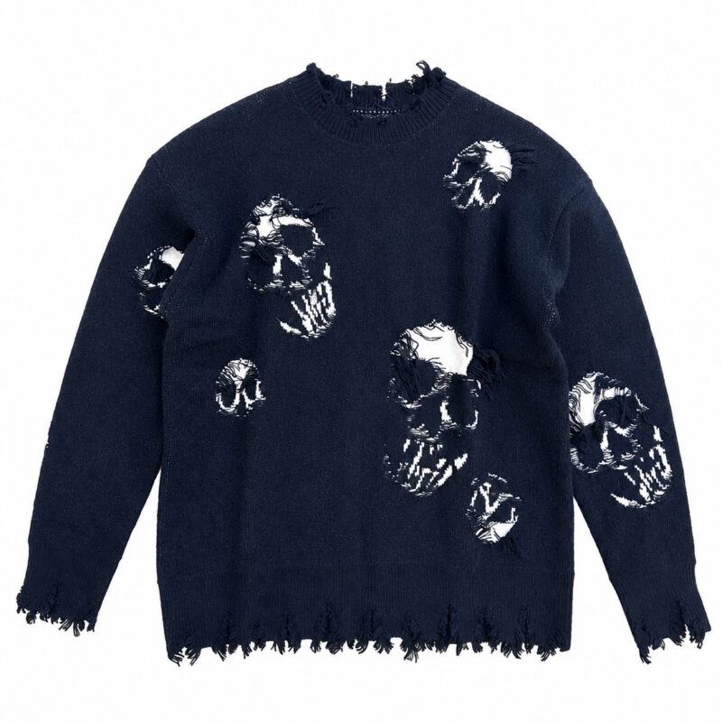 JERSEY DE PUNTO NEGRO CON CALAVERAS