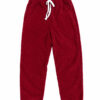 PANTALÓN JOGGER DE PANA ROJO