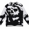 JERSEY DE PUNTO CON ESTAMPADO CALAVERA BLACK AND WHITE