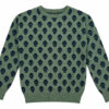 JERSEY DE PUNTO MUSGO CON ESTAMPADO CALAVERAS