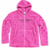 SUDADERA LOOSE FIT DE BORREGUITO CON BLOQUES DE TEXTURA PINK