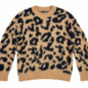 JERSEY DE PUNTO ANIMAL PRINT CON PELO